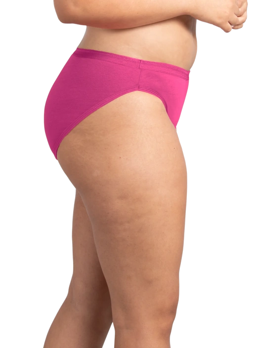 Fruit Of The Loom Women's Cotton Assorted Hi-Cut Underwear 12 Pack