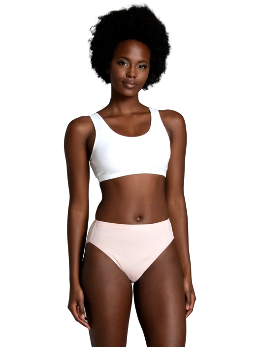 Fruit Of The Loom Women's Cotton Hi-Cut Panty Assorted 6 Pack