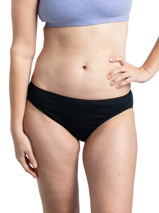 Fruit Of The Loom Women's Cotton Stretch Bikini Panty Black 12 Pack