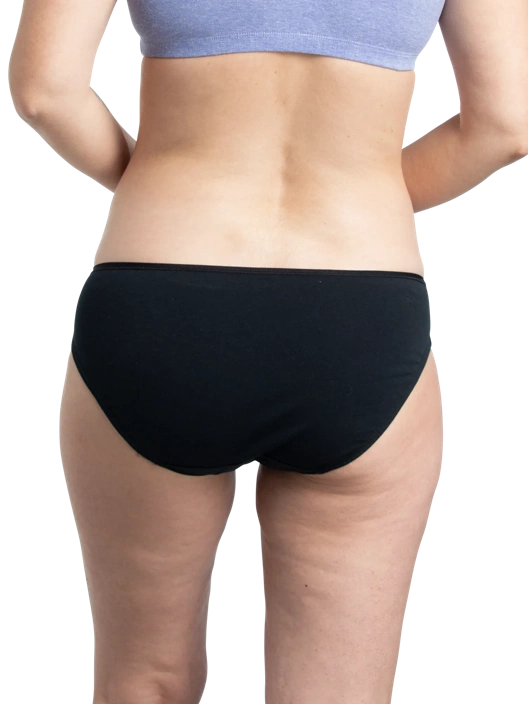 Fruit Of The Loom Women's Cotton Stretch Bikini Panty Black 12 Pack
