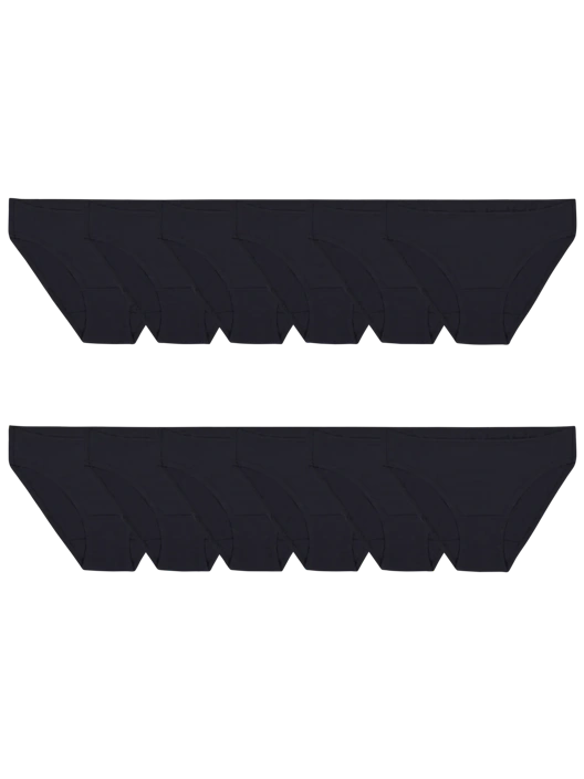 fruit of the loom Women's Cotton Stretch Bikini Panty Black 12 pack fruit of the loom Women's Cotton Stretch Bikini Panty Black 12 pack