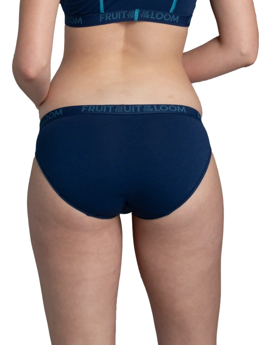 Fruit Of The Loom Women's ENERGIZE Cotton Stretch Bikini Assorted 4 Pack