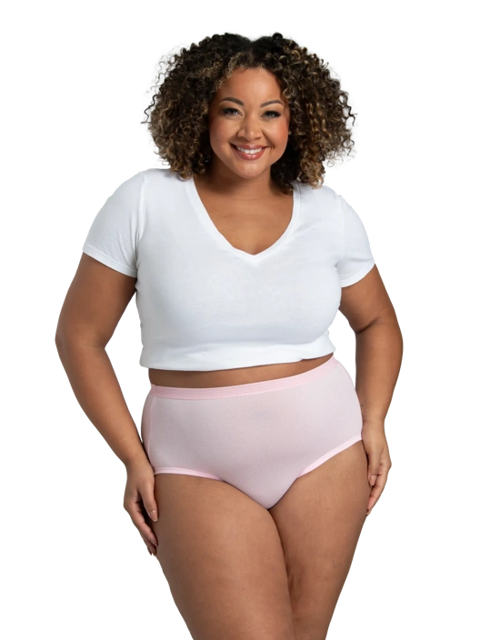 Fruit Of The Loom Women's Fit For Me Breathable Micro-Mesh Brief Panty Assorted 6 Pack