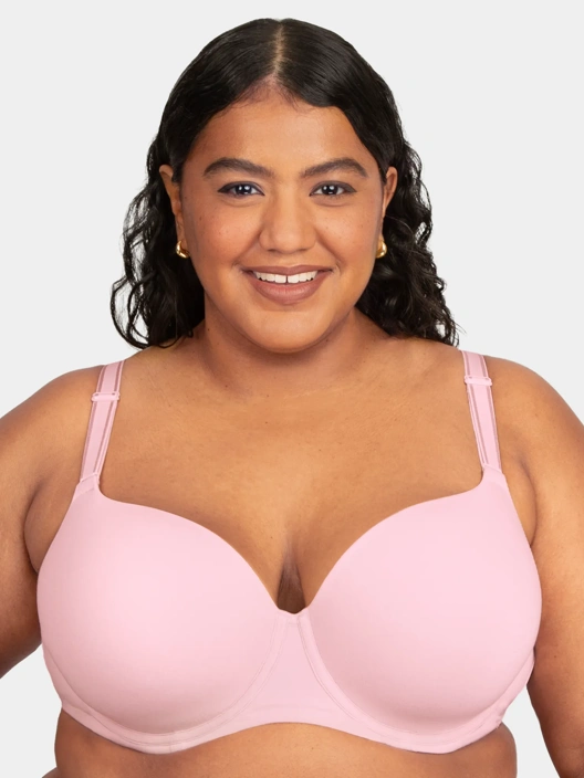 Fruit Of The Loom Women's Fit For Me® 360 Stretch Plus Size Cotton T-Shirt Bra