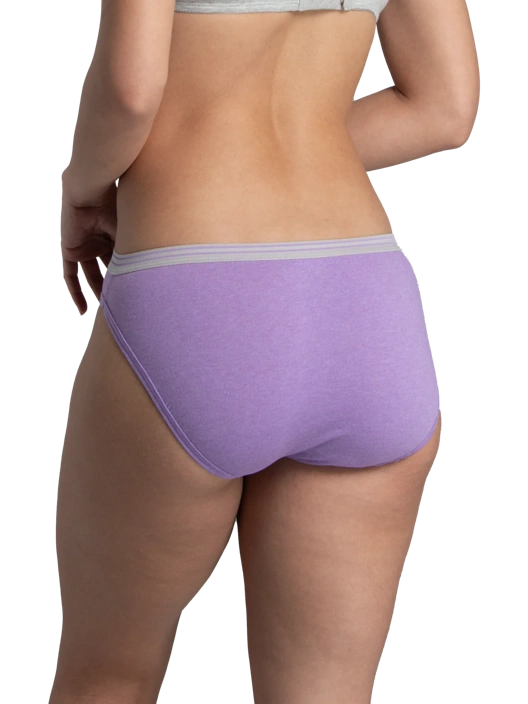 Fruit Of The Loom Women's Heather Bikini Panty Assorted 6 Pack