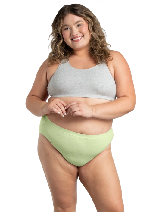 Fruit Of The Loom Women's Plus Fit For Me® Breathable Micro-Mesh Hi-Cut Panty Assorted 6 Pack