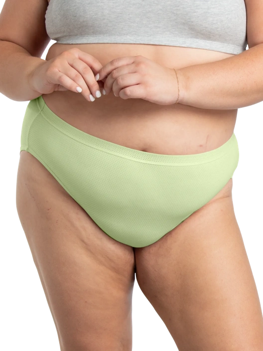 Fruit Of The Loom Women's Plus Fit For Me® Breathable Micro-Mesh Hi-Cut Panty Assorted 6 Pack