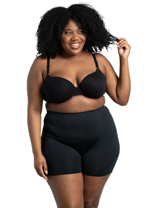 Fruit Of The Loom Women's Plus Fit For Me® Microfiber Slip Short Panty Assorted 4 Pack