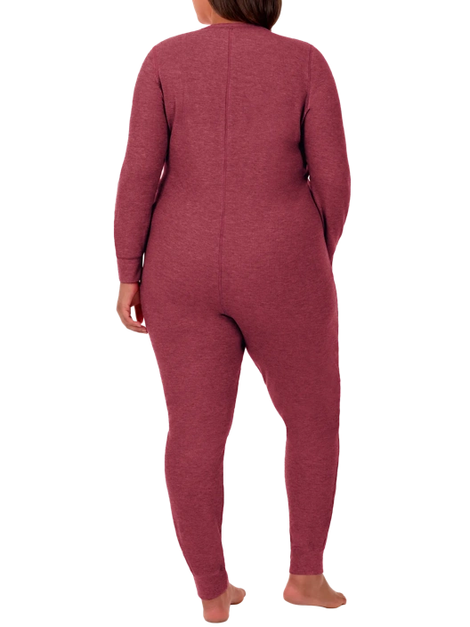 Fruit Of The Loom Women's Plus Fit For Me® Waffle Unionsuit