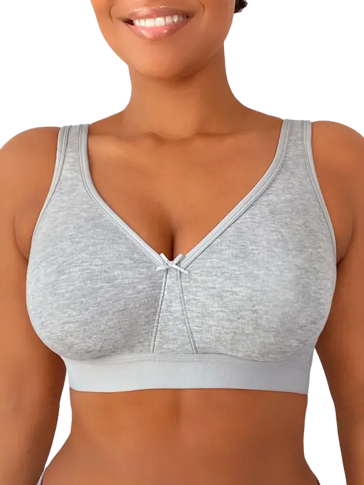 Fruit Of The Loom Women's Plus Size Beyondsoft® Wireless Cotton Bra