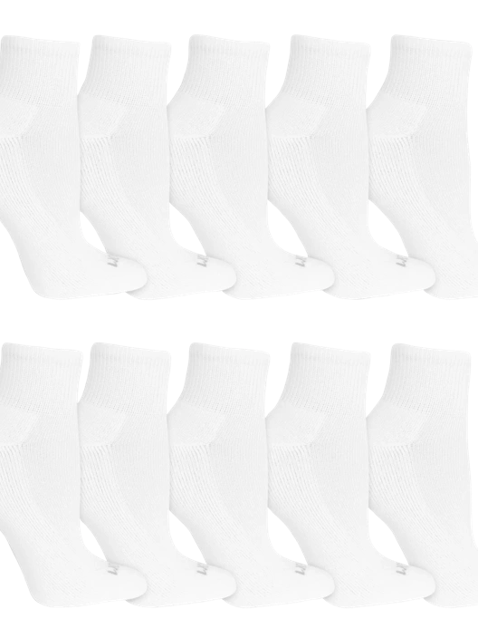 Fruit Of The Loom Women's Sport Ankle Cush Sock 10 Pack