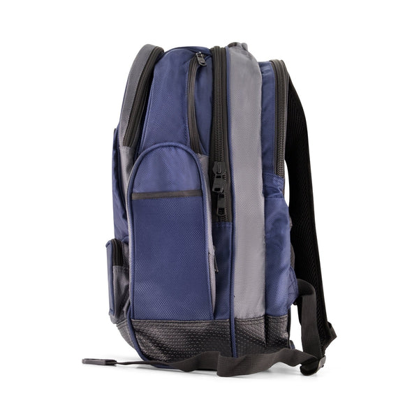 Ful Big Easy Water Resistant 17" FŪL Backpack Navy Grey