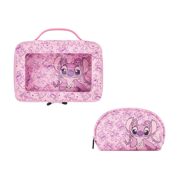 ful Disney Lilo & Stitch Angel 2-Piece Travel Cosmetic Case Set