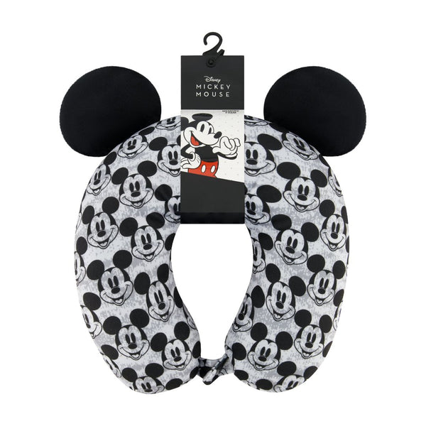 ful Disney Mickey Mouse Black / Grey 3D ears travel pillow
