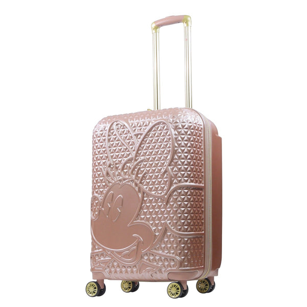 ful Disney Minnie Mouse FŪL 25" Luggage Spinner Rose Gold