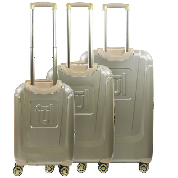 Ful Disney Minnie Mouse Rolling Luggage 3 Piece Set Taupe