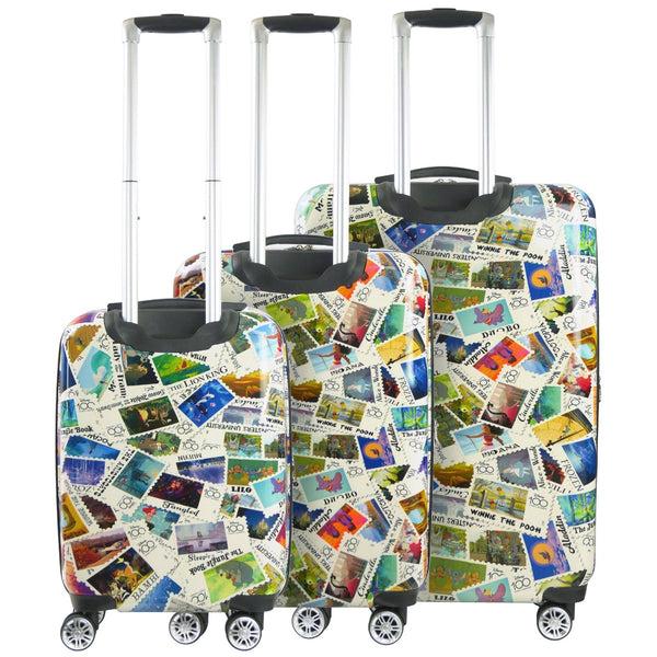 Ful Disney Stamps 3pc Hard-sided Spinner Luggage Set