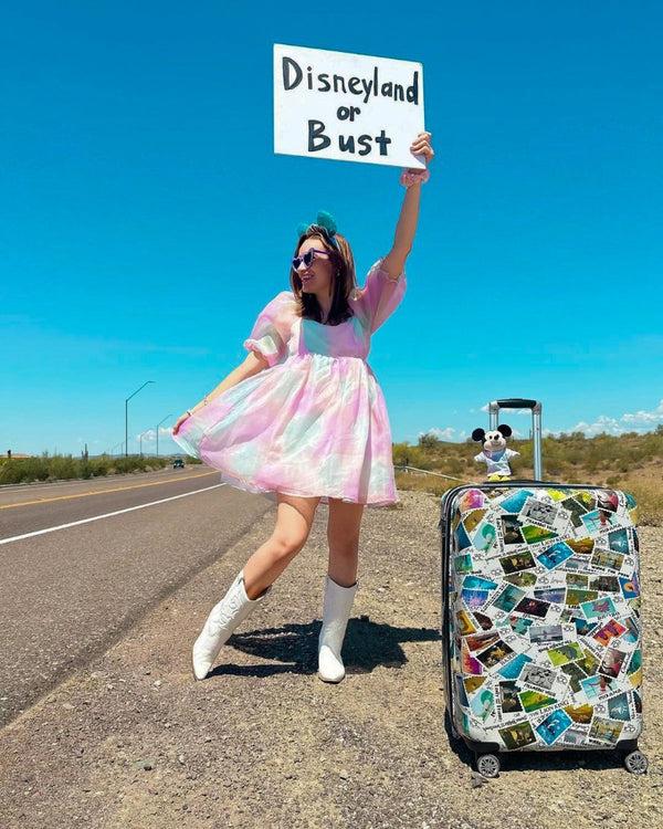 Ful Disney Stamps ABS Hard-sided Spinner 30" Luggage