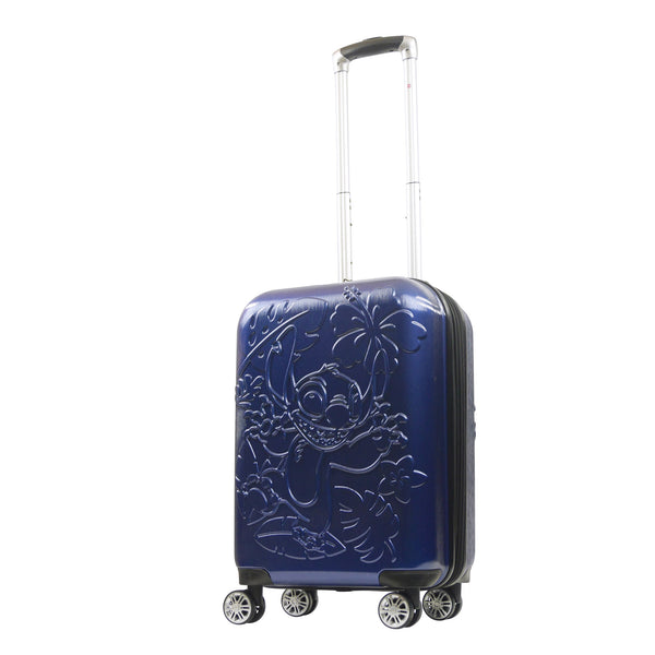 ful Disney Stitch Surfing 8 Wheel Hardside 22.5" Carry-On Luggage