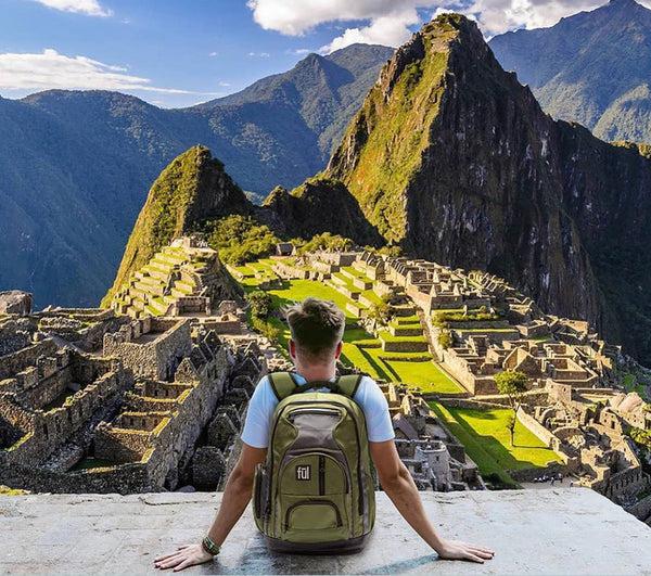 Ful Free Fallin Olive Laptop Backpack FŪL Plush Padded