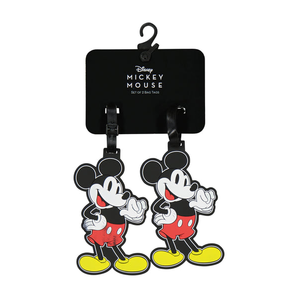 Ful Disney Mickey Mouse Luggage Tags 2-Piece Set