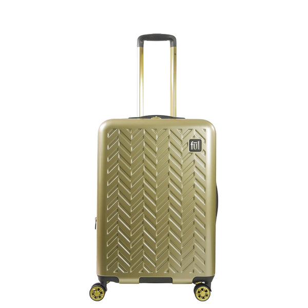 Ful Ful Groove 27" Expandable Hardside Spinner Luggage Gold