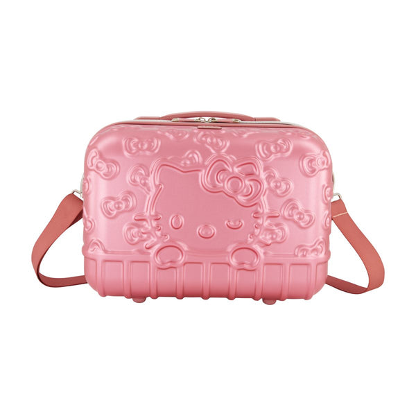 ful Hello Kitty Pink Molded Carry-on Train Case