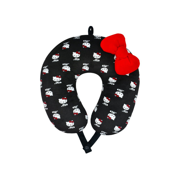 ful Hello Kitty Travel Neck Pillow Black & Red