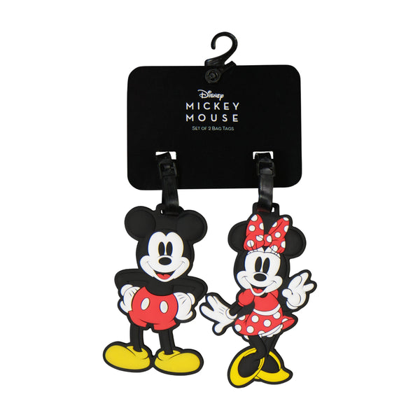 Ful Mickey & Minnie Mouse Disney Luggage Tags Set