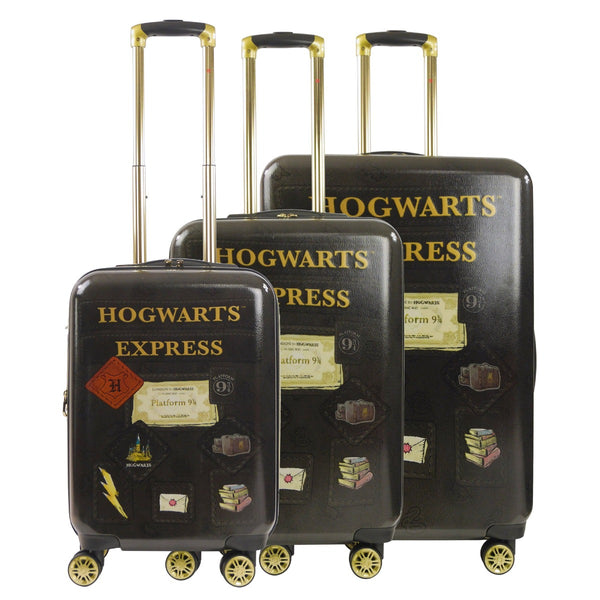 Ful Harry Potter Hogwarts Express 3 Pcs Luggage Set Black