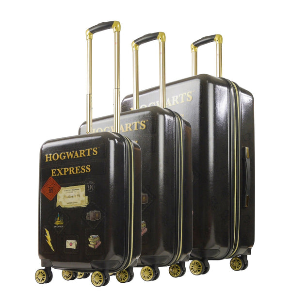ful Harry Potter Hogwarts Express 3 Pcs Luggage Set Black