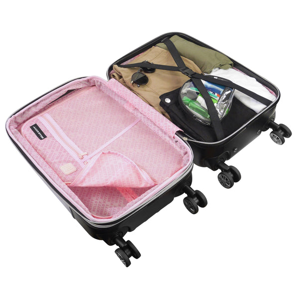Ful Hello Kitty Ful 21" Hard-sided Spinner Carry-on Luggage Black