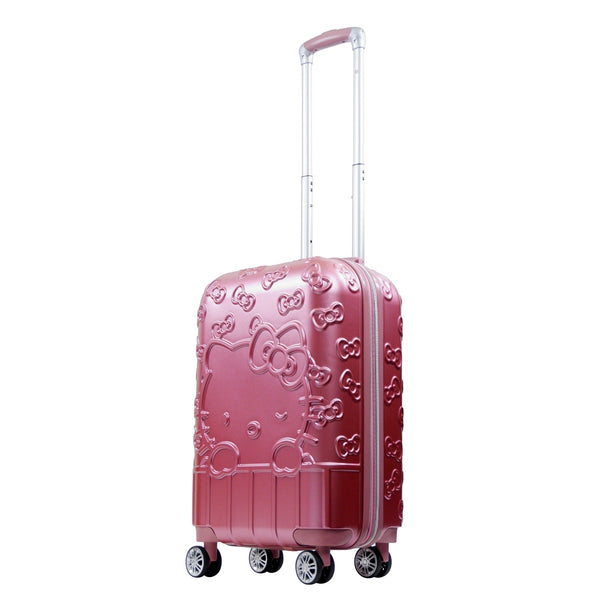 ful Hello Kitty Portrait & Bows 22.5" Carry-on Luggage Spinner Suitcase