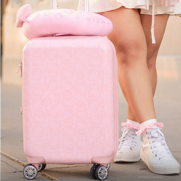 Ful Hello Kitty Pose All Over 22" Hard-Sided Luggage Pink