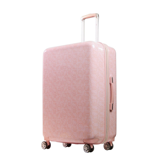 ful Hello Kitty Pose All Over 29.5" Hard-Sided Luggage Pink