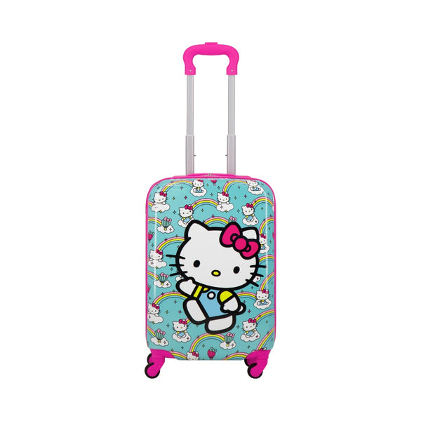 Ful Hello Kitty Rainbows Kids 21" Sky Blue Carry-on Luggage