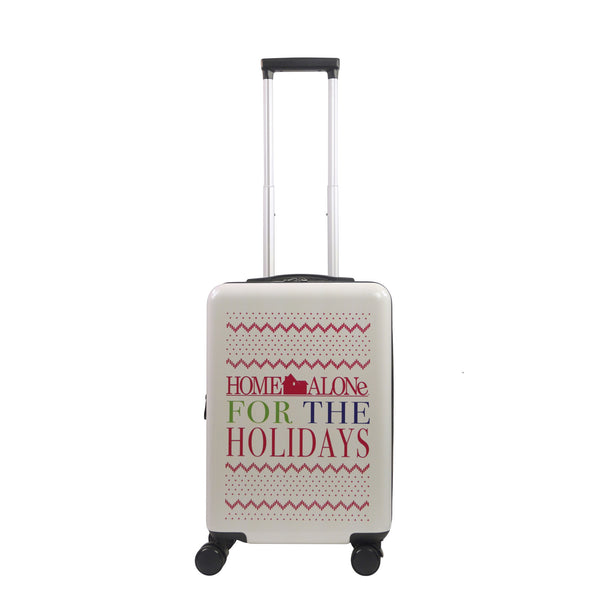 Ful Home Alone 22.5" White Carry-On Suitcase Luggage