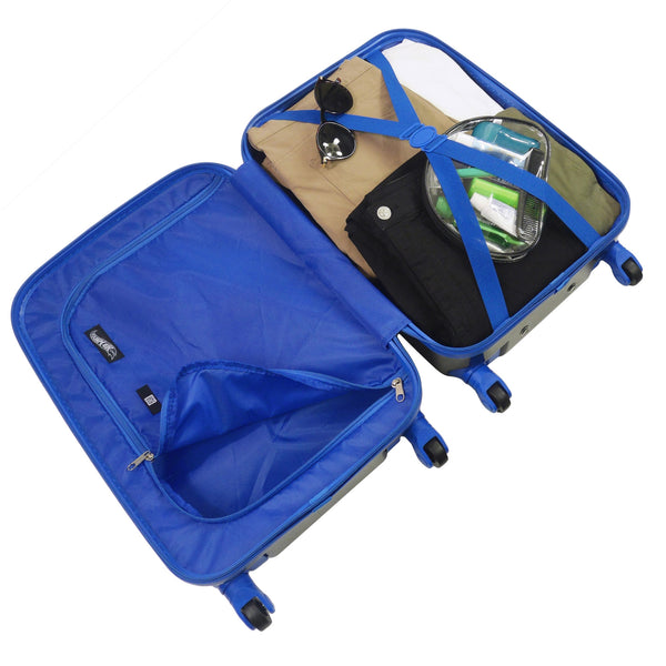 Ful Hot Wheels 20.5" Black Kids Spinner Carry-on Luggage