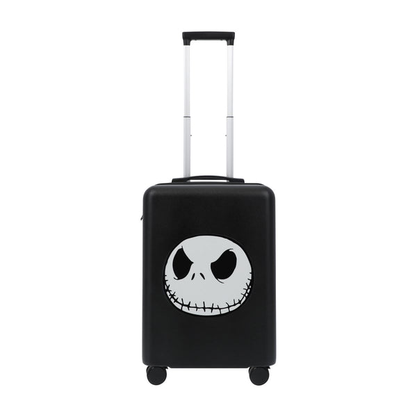 Ful Jack Skellington Face 22.5" Black Carry-On Suitcase Luggage