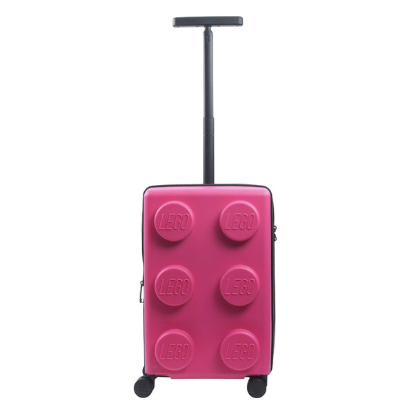 Ful LEGO® Signature Brick Hot Pink Expandable 22" Carry-on Luggage