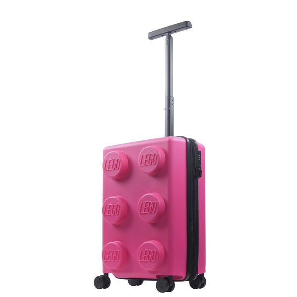 ful LEGO® Signature Brick Hot Pink Expandable 22" Carry-on Luggage