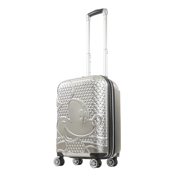 ful Mickey Mouse Rolling Luggage FŪL Disney Luggage 22.5" Silver