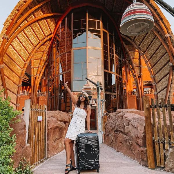 Ful Mickey Mouse Rolling Luggage FŪL Disney Luggage 26" Black