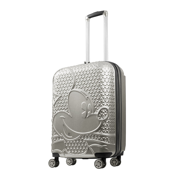ful Mickey Mouse Rolling Luggage FŪL Disney Luggage 26" Silver