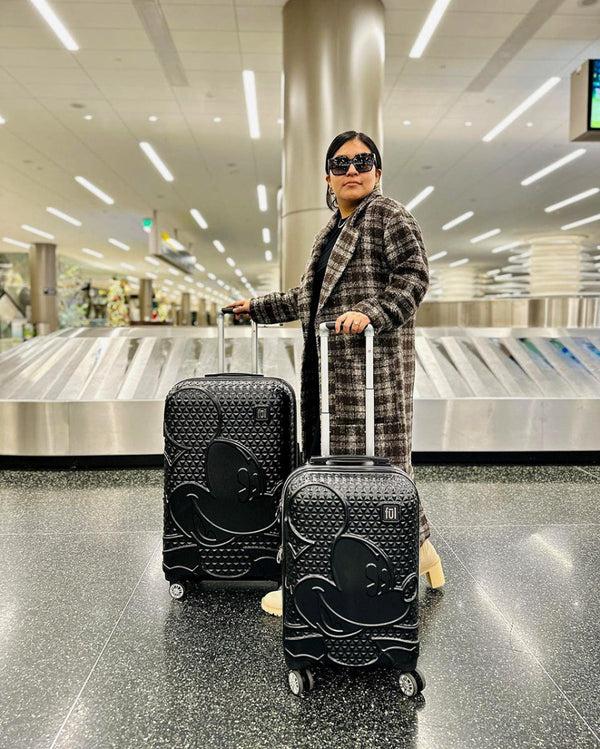 Ful Mickey Mouse Rolling Luggage FŪL Disney Suitcase 30" Black