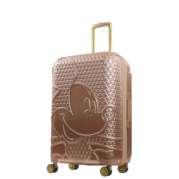 ful Mickey Mouse Rolling Luggage FŪL Disney Suitcase 30" Rose Gold