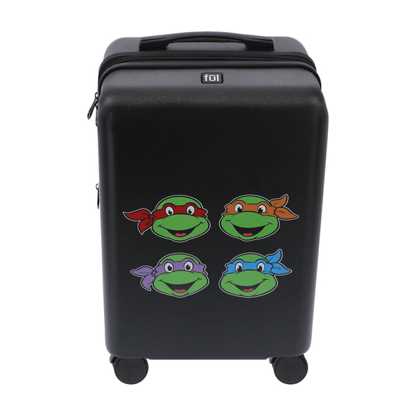 Ful Paramount TMNT 22.5" Black Carry-On Suitcase Luggage