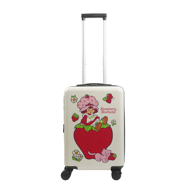 Ful Strawberry Shortcake Ful 22.5" White Carry-On Luggage