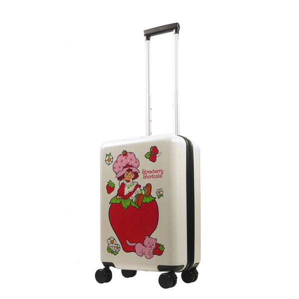 ful Strawberry Shortcake Ful 22.5" White Carry-On Luggage