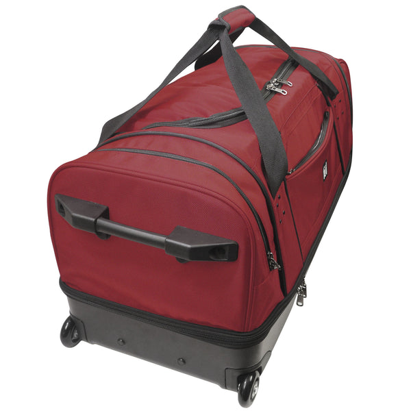 ful Workhorse 30" Split Level Dark Red FŪL Rolling Duffle Bag